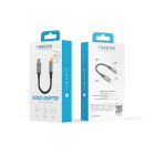 "Forever" garso adapteris AJC-01 AJC-01 3,5 mm lizdas - USB-C juodas