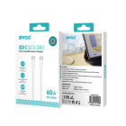 BWOO Fast 60W kabelis BO-X284 USB-C į USB-C, skirtas "iPhone 15" serijai