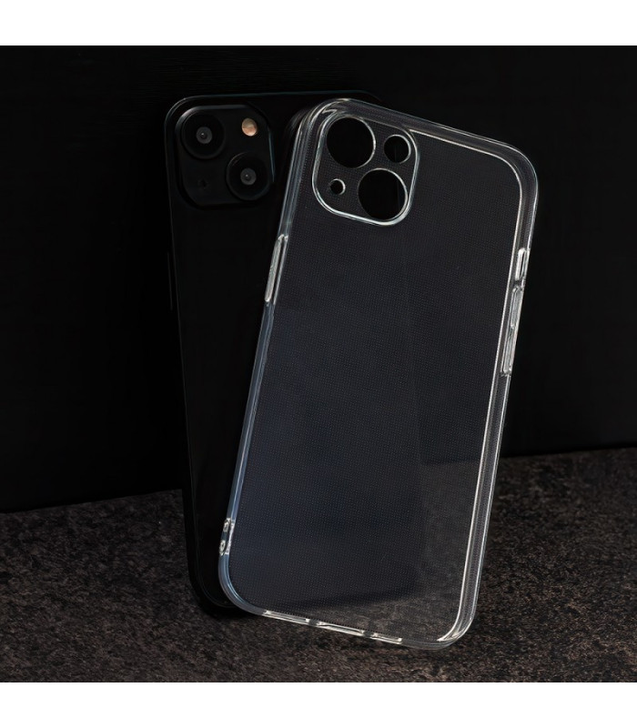 Plonas 2 mm dėklas, skirtas Motorola Moto G15, skaidrus