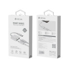 "Devia" adapteris Smart USB-C - USB-C (prievadas) + USB-C (prievadas), baltas
