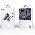 XO automobilinis įkroviklis CC53 12W 2x USB juodas + USB - USB-C kabelis