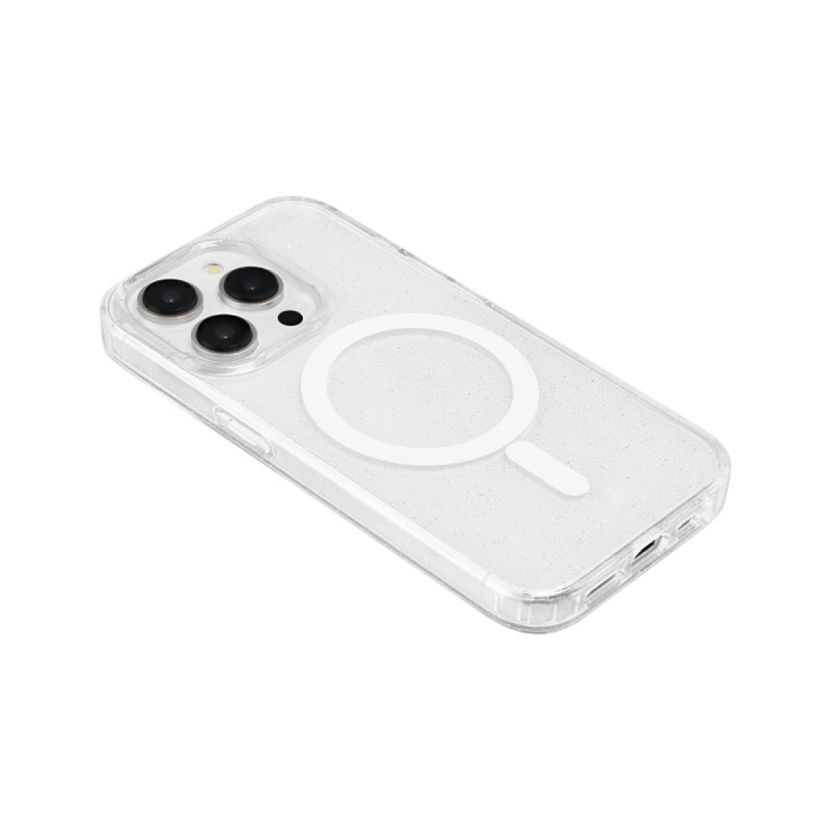 "Shine Mag" dėklas "iPhone 15 Pro 6,1", skaidrus