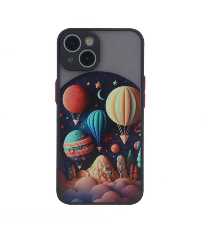 Itin madingas dėklas Samsung Galaxy A14 4G A14 5G Travel black