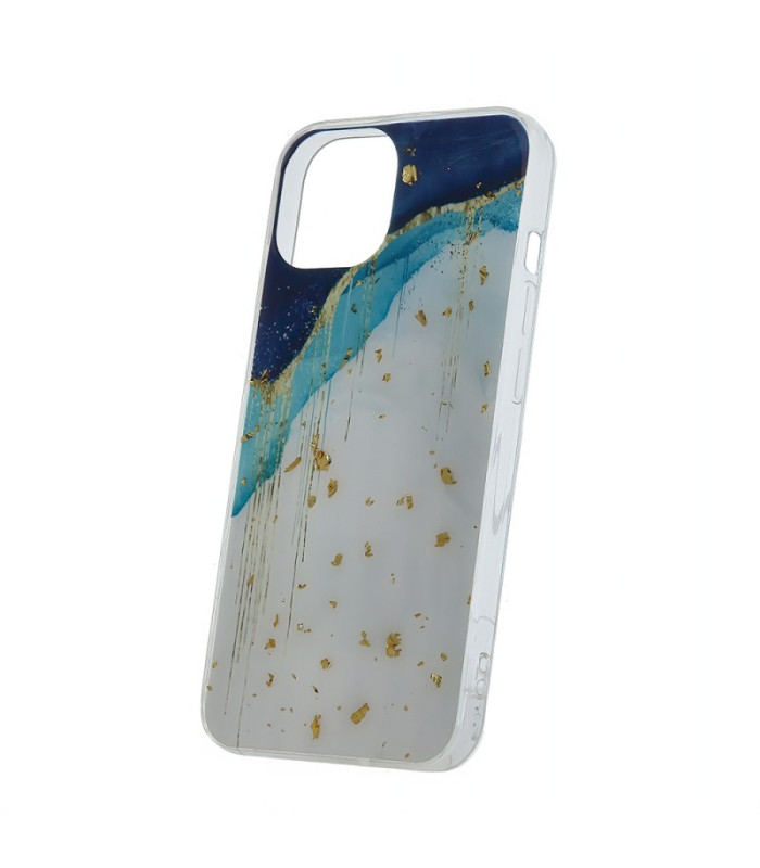 Auksinis "Gold Glam" dėklas "iPhone 14 Pro 6,1 iceberg