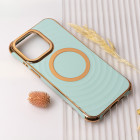 "Circle Glam Mag" dėklas "Samsung Galaxy S24", mėtų spalvos