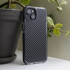 Akrilo anglies dvideginio dėklas iPhone 11 juodas