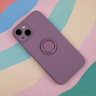 "iPhone 7 8 SE 2020 SE 2022 šviesiai violetinis dėklas su pirštų laikikliu