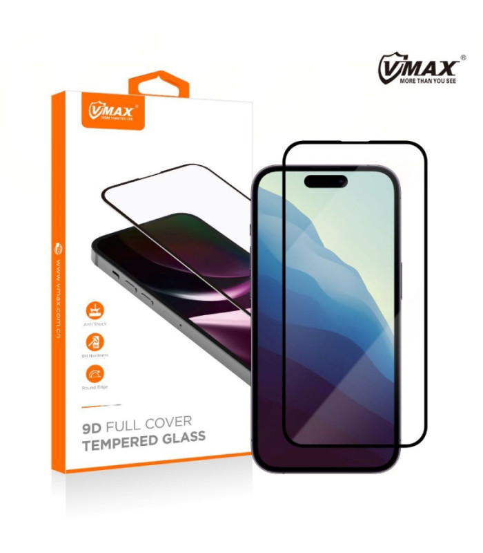 "Vmax" grūdintas stiklas 9D Glass, skirtas "iPhone 13 Pro Max" 6,7