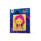 Neon ART LED POWER WOMAN geltonai violetinė FLA02 Forever Light