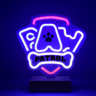 Neoninis šviesos diodas ant stovo "Paw Patrol" - logotipas OW-120146