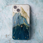 Auksinis "Samsung Galaxy A25 5G (global) Mountain" korpusas su auksiniu glamuro žvyneliu