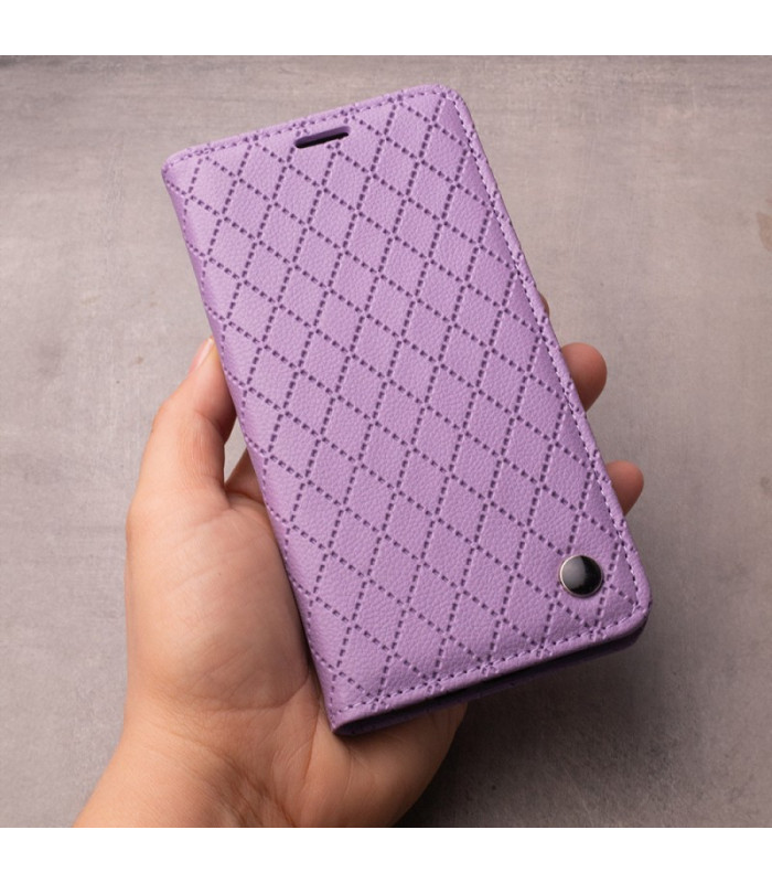 "Smart Caro" dėklas "Samsung Galaxy A25 5G", violetinės spalvos