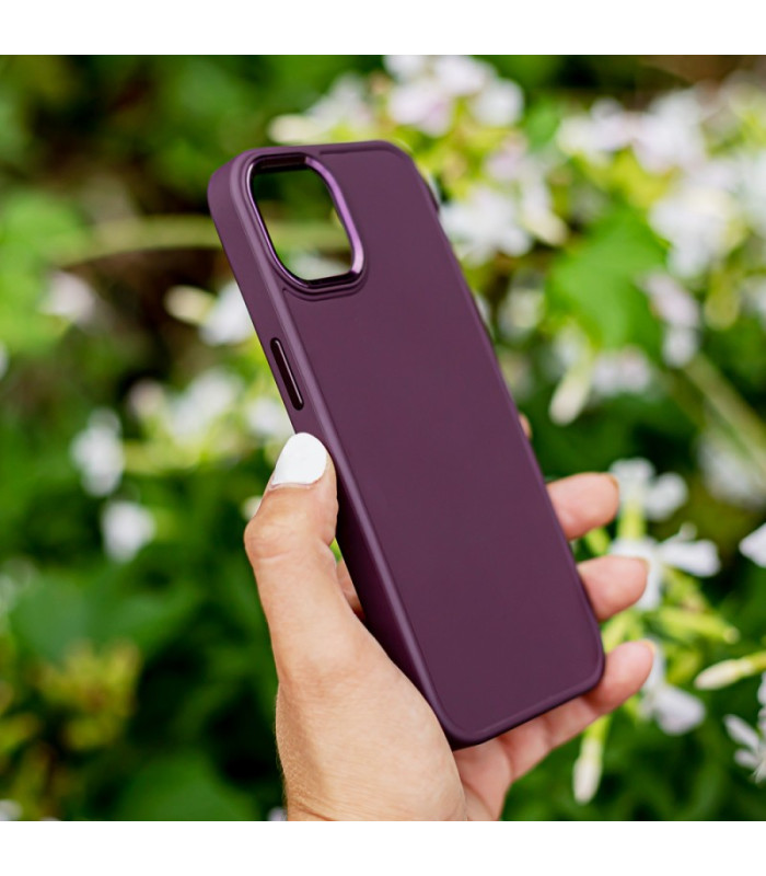 Satininis dėklas Samsung Galaxy A25 5G bordo spalvos