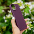 Satininis dėklas Samsung Galaxy A25 5G bordo spalvos
