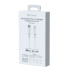 "Comma" kabelis Jub MFi USB-C - Lightning 3A 1,5 m, baltas