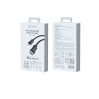 "Comma" kabelis Jub MFi USB-C - Lightning 3A 1,5 m pilkos spalvos