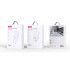 XO sieninis įkroviklis CE17 PD 65W 1x USB-C 1x USB baltas