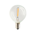 LED lemputė E12 G40 0.5W 3V 30lm skaidri Forever Light 6vnt