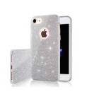 Glitter 3in1 dėklas Samsung Galaxy S21 sidabrinis