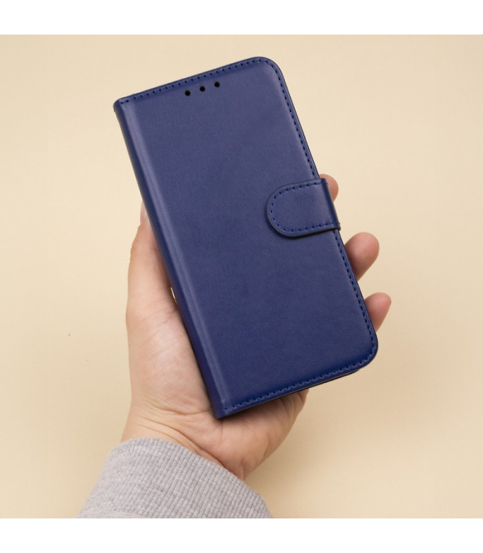 "Smart Classic" dėklas, skirtas "Xiaomi Redmi 14C 4G 14C 5G Redmi A4 POCO C75", tamsiai mėlynas
