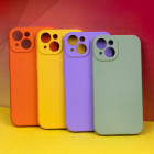 Silikoninis dėklas "iPhone 15 Pro Max" 6,7 oranžinės spalvos