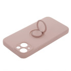 "Finger Grip" dėklas iPhone 15 6,1 rožinės spalvos
