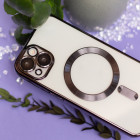 Spalvotas "Chrome Mag" dėklas, skirtas "Samsung Galaxy A55 5G", juodas