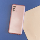 Metalinis dėklas, skirtas "Samsung Galaxy A25 5G (global)", rožinės spalvos