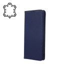 Natūralios odos "Smart Pro", skirtas "Samsung Galaxy A15 5G", tamsiai mėlynas