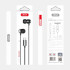 XO laidinės ausinės EP25 USB-C, baltos spalvos