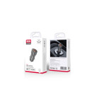 XO automobilinis įkroviklis CC48 2x USB 2,4A pilkos spalvos