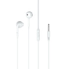 XO laidinės ausinės EP28 jack 3,5 mm, baltos spalvos