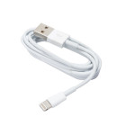 Kabelis USB - "Lightning" 1,5 m 1A baltos spalvos nefasuotas