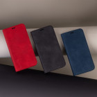 "Smart Suede" dėklas "Samsung Galaxy A15 4G A15 5G" tamsiai mėlynas