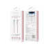 "Devia" kabelis Smart EC325 PD USB-C - USB-C 1,0 m 60W 3A rožinis