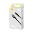 "Baseus" kabelis "Tungsten" USB - USB-C 1,0 m juodas 100W