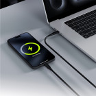 "Allity" kabelis AUC-02 USB-C - USB-C 1.0 m 60W juodas