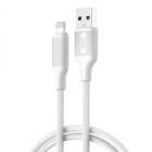 XO kabelis NB265 USB - Lightning 1,0 m 2,4 A baltas
