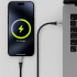 "Allity" kabelis AUC-01 USB-C - "Lightning" 1,0 m 27W juodas