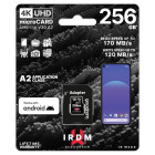 "GoodRam" atminties kortelė IRDM 256GB microSD UHS-I U3 V30 su adapteriu