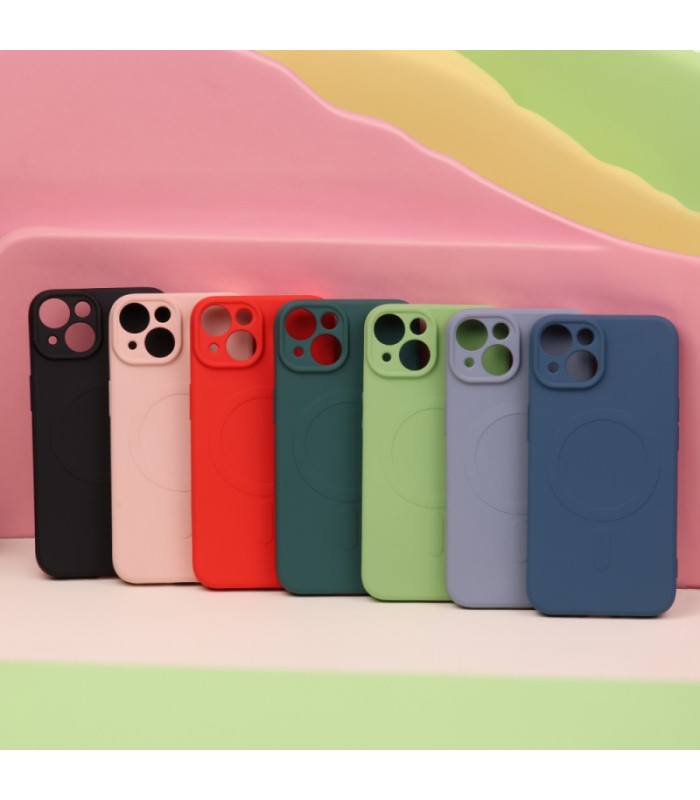 "Simple Color Mag" dėklas iPhone 16 6,1 tamsiai mėlynas