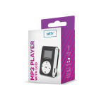 "Setty MP3" su LCD ekranu ir ausinėmis, juodos spalvos