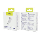 "Allity" sieninis įkroviklis GaN PD QC ATC-01-20WACr 1x USB-C 1x USB-A 20W baltas