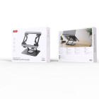 "XO" laikiklio stovas C153, juodas, skirtas nešiojamajam kompiuteriui iki 17,3