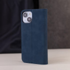 "Smart Suede" dėklas "Samsung Galaxy A52 4G A52 5G A52S 5G" tamsiai mėlynas