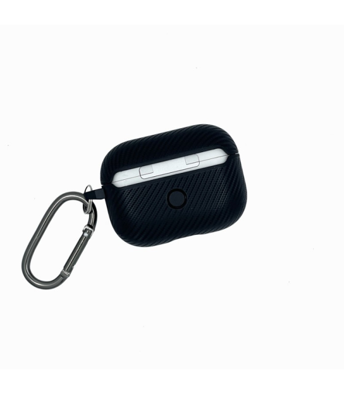 Airpods dėklas, skirtas 2 juodos spalvos