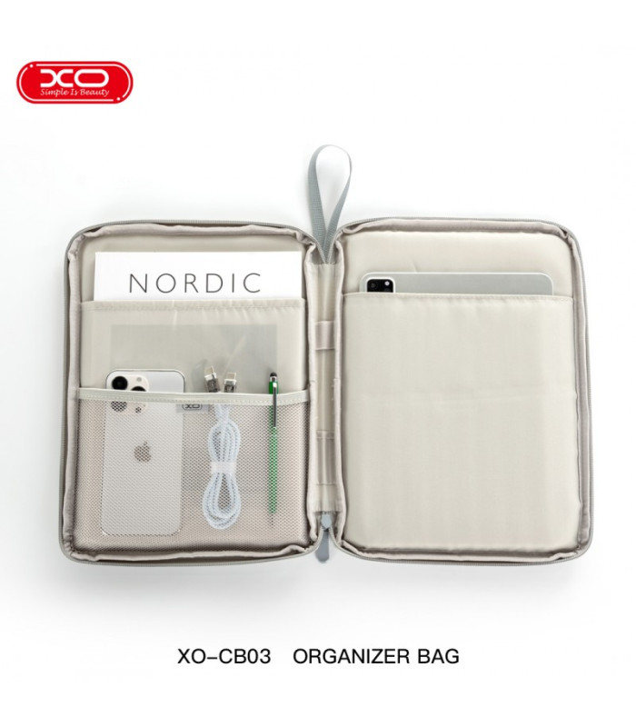 XO Planšetinio kompiuterio krepšys CB03 10,9", juodas