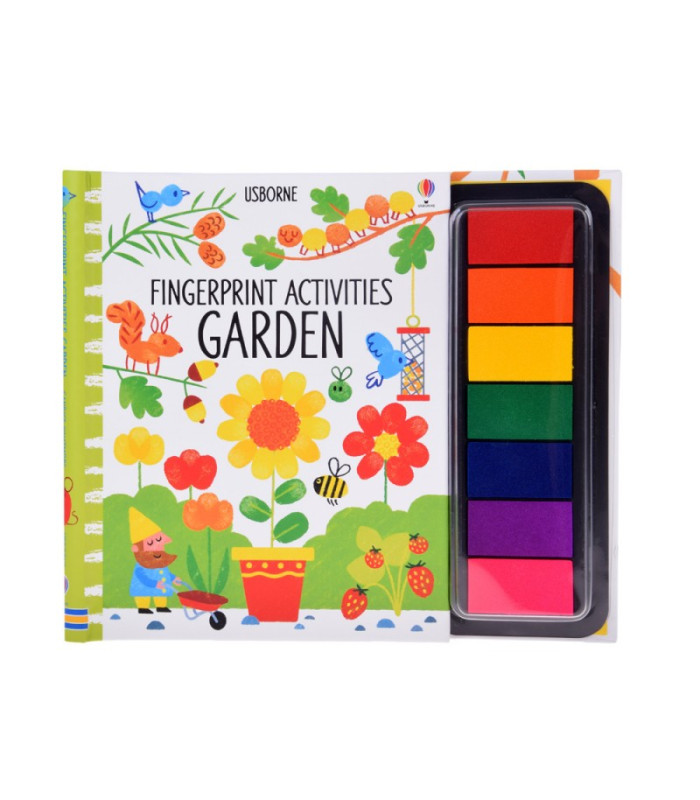 Kūrybinė pirštų tapybos knyga GARDEN 64 puslapiai 7 spalvos AP0049