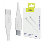 "Allity" kabelis AUC-02 USB-C - USB-C 2.0 m 60W baltas