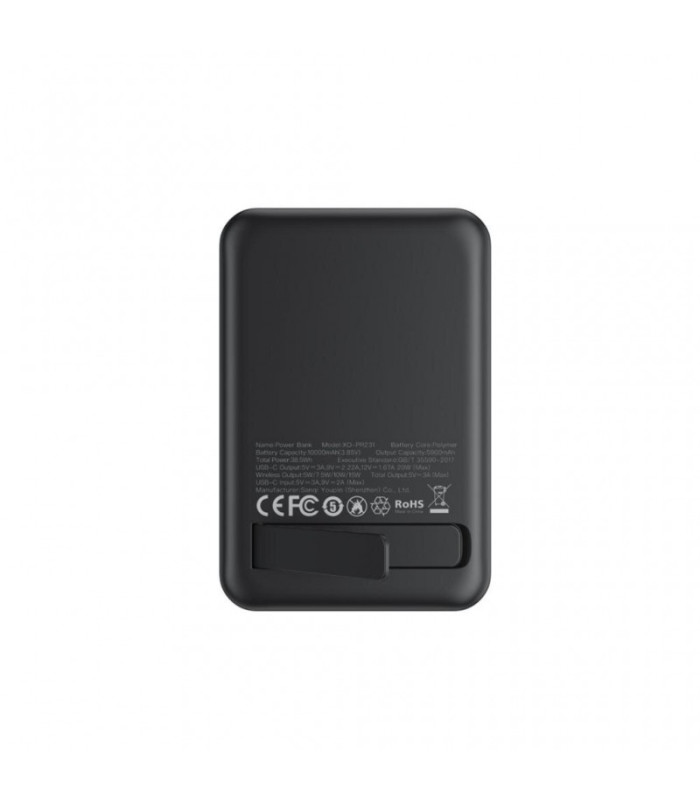 "XO power bank" magnetinis PR231 20W 10000mAh juodas